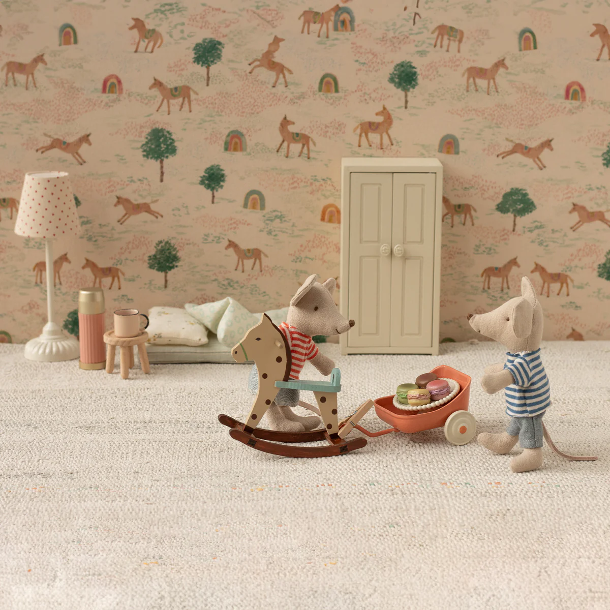 Vintage Floor Lamp, Mouse - Sand - Image 3