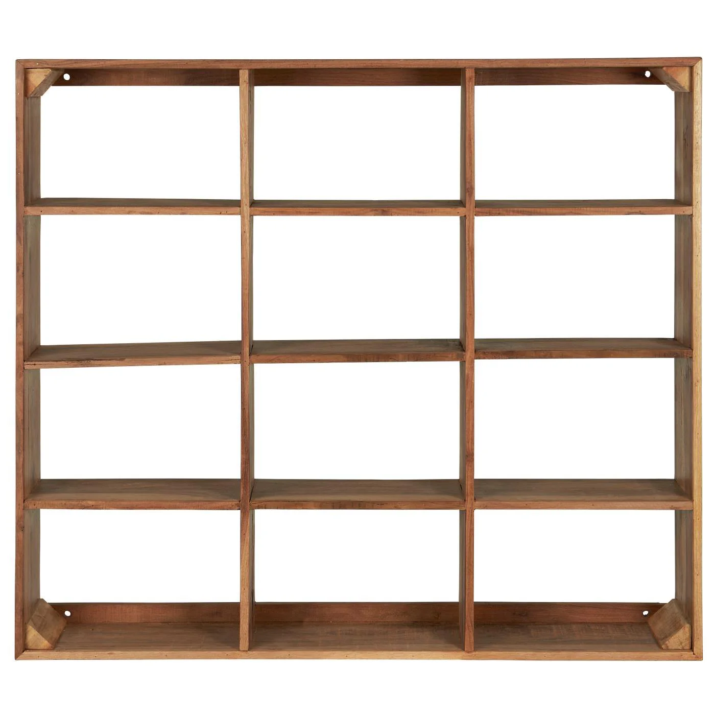 Wall shelf with 12 rooms UNIQUE Wooden