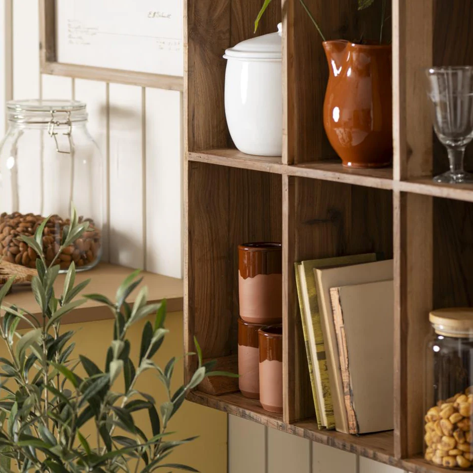 Wall shelf with 12 rooms UNIQUE Wooden - Image 5