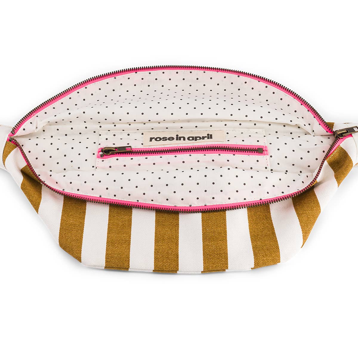 WOMEN BUM BAG STRIPES CARAMEL: TOFFEE / SCRATCH - Image 4
