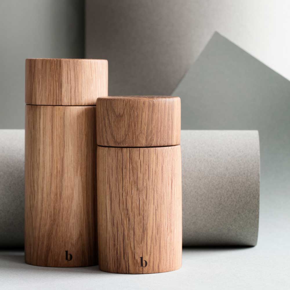 Oak Salt Pepper Grinder 2 sizes - Image 3